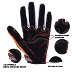 Adult Orange Goggles & Gloves Combo