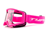 Pink Youth Combo - Pink Helmet Gloves and Goggles