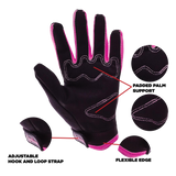 Youth Set Motocross Gloves and Goggles Pink