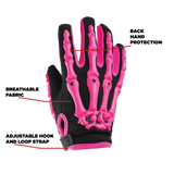 Youth Set Motocross Gloves and Goggles Pink