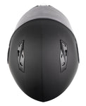 Matte Black Adult Modular Flip up Snowmobile Helmet with dual lens anti fog shield and drop down sun-glass