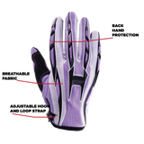 Adult Offroad Gloves Purple
