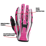 Adult Pink Helmet Combo w/ Gloves & Goggles