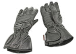 Leather Five Finger Snowmobile Gloves (SMALL)
