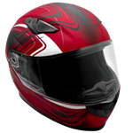 Matte Red Adult Full Face Helmet 3x 4x