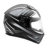 Matte Gray Adult Full Face Helmet 3x 4x