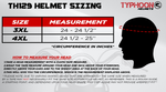 Adult Matte Blue Full Face Helmet 3x 4x