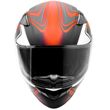 Adult 3x 4x Orange Full Face Snowmobile Helmet w/ Double Pane Shield
