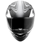 Matte Gray Adult Full Face Helmet 3x 4x