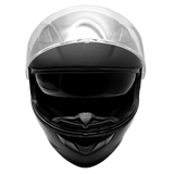 XS Adult Matte Black Full Face Helmet w/ Retractable Sun Visor