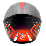 Adult Matte Orange Full Face Helmet 3x 4x