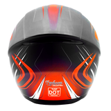 Adult Matte Orange Full Face Helmet 3x 4x