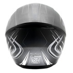 Matte Gray Adult Full Face Helmet 3x 4x