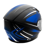 Matte Blue Adult Full Face Helmet 3x 4x