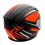 Adult Matte Orange Full Face Helmet 3x 4x
