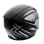 Matte Gray Adult Full Face Helmet 3x 4x
