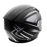 Matte Gray Adult Full Face Helmet 3x 4x