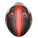 Adult Full Face 3x 4x Orange Snowmobile Helmet w/ Electric Heated Shield