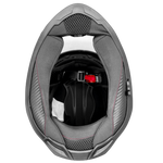 Adult Matte Black Full Face Helmet w/ Retractable Sun Visor