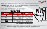 Adult Combo - Matte Black Goggles & Black-White Gloves