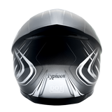 Adult Gray Full Face Snowmobile Helmet w/ Double Pane Shield