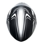 Adult Matte Gray Full Face Helmet w/ Retractable Sun Visor