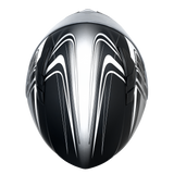 Adult Matte Gray Full Face Helmet w/ Retractable Sun Visor