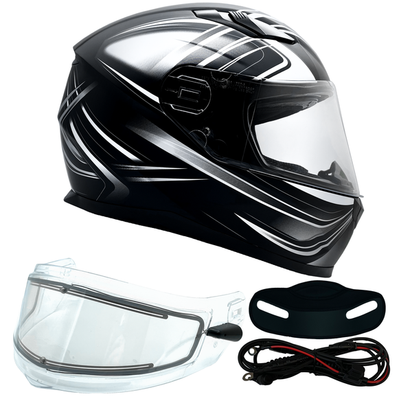 electric heated shield helmet tester snowmobile atv hjc Grey Adult w/ bacterial fabric for added Komodo Reel E-bike Models:ES500PRO 48V 14.5AH Micro Scooters KIDS' BIKE/SCOOTER