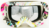 White Multi Boom Magnetic Ski/Snowboard Goggles - FACTORY SECOND - Red