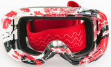 FACTORY SECOND Red Black Zombie Magnetic Ski/Snowboard Goggles - Green