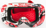 Red Black Zombie Magnetic Ski/Snowboard Goggles - Mirror