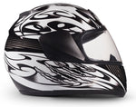 Youth Black Double Pane Snowmobile Helmet