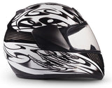 Youth Black Double Pane Snowmobile Helmet