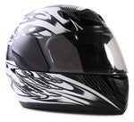 Youth Black Double Pane Snowmobile Helmet