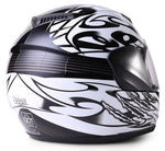 Youth Black Double Pane Snowmobile Helmet