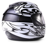 Youth Black Double Pane Snowmobile Helmet