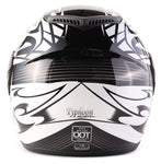 Youth Black Double Pane Snowmobile Helmet
