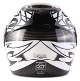 Youth Black Double Pane Snowmobile Helmet