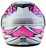 Youth Pink Double Pane Snowmobile Helmet