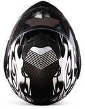 Youth Black Double Pane Snowmobile Helmet
