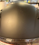 Matte Black Full Face HEATED Adult Helmet 4xl - FACTORY SECOND