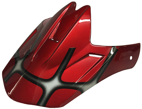 Red Web Graphic Youth Off Road Replacement Visor