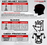 Matte Black Helmet, Blue Gloves, Goggles & Adult Chest Protector
