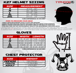 Green Helmet, Gloves, Goggles and Adult Chest Protector