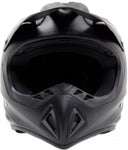 Adult Helmet Matte Black with Blue Goggles