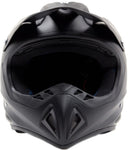 Adult Helmet Combo Matte Black w/ Black Gloves & Black Goggles