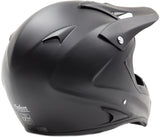 Adult Helmet Combo Matte Black w/ Black Gloves & Black Goggles