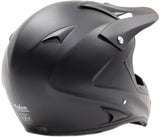 Matte Black Helmet, Purple Gloves, Goggles & Adult Chest Protector