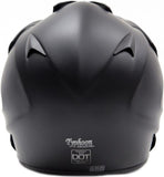 Adult Helmet Matte Black with Yellow Goggles