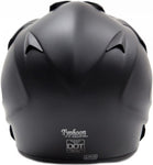Adult Helmet Matte Black with Red Goggles